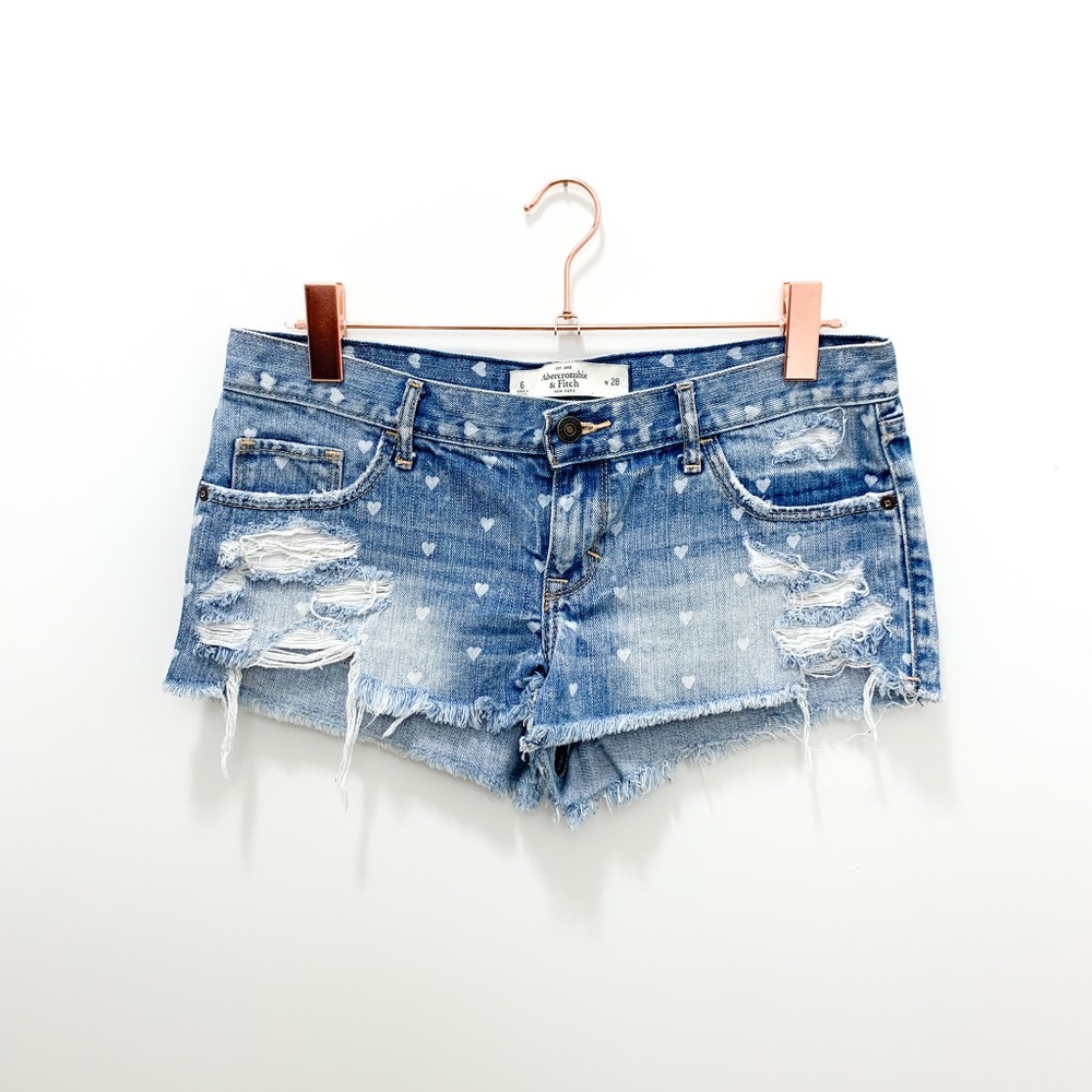 Abercrombie & Fitch Blue Jean Shorts
